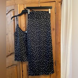 Star tank and wrap skirt set